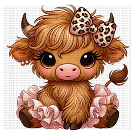 Cute Cow Pink Tutu