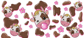 Cute pink cow UV Wrap