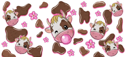 Cute pink cow UV Wrap