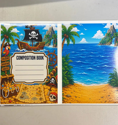 Cute Pirates Notebook Cover