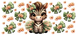 Cute Zebra Tutu UV Wrap