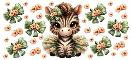 Cute Zebra Tutu UV Wrap