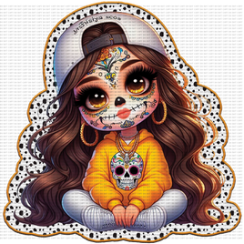 Cute Catrina Embroidery