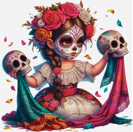 Cute catrina skulls