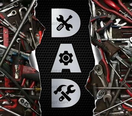 Dad tools tumbler wrap