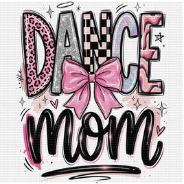 Dance mom pink bow