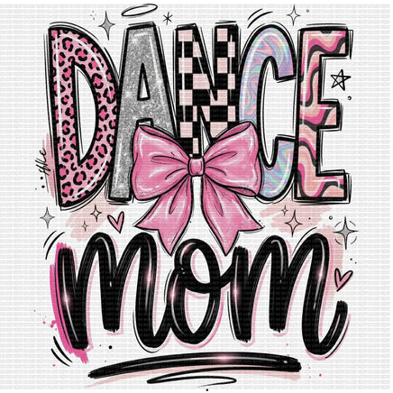 Dance mom pink bow