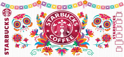 Day Of The Dead Cafecito UV Wrap