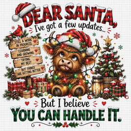 Dear Santa I’ve got a few updates