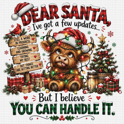 Dear Santa I’ve got a few updates