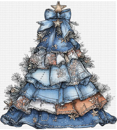 Denim Christmas Tree