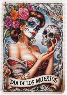 Dia De Los Muertos Card