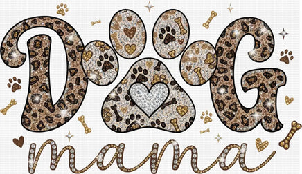 Dog Mama Rhinestone