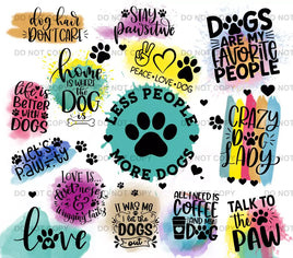 Dog mom affirmations tumbler wrap