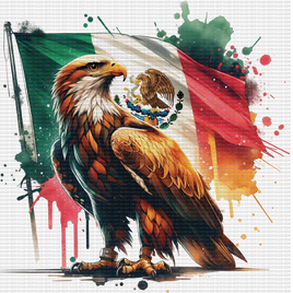Eagle Mexican Flag