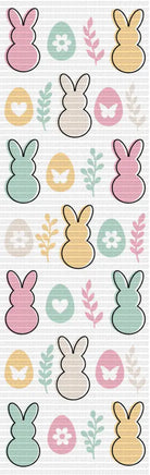Easter Bunnies and Eggs Pen Wrap