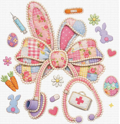 Easter Nurse Patchwork