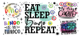 Eat Sleep Bingo Repeat UV Wrap