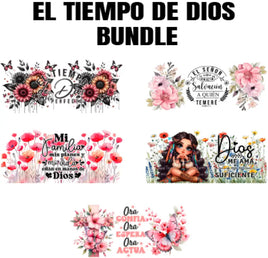 EL TIEMPO DE DIOS UV DTF BUNDLE