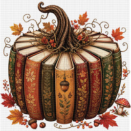 Fall books pumpkin