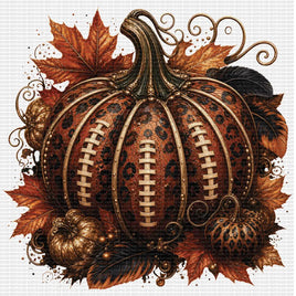 Fall football pumpkin