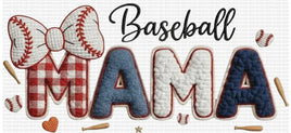 Faux Yarn Baseball Mama UV Wrap