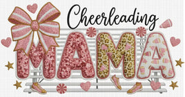 Faux Yarn Cheerleader Mama