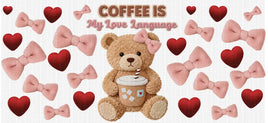 Faux Yarn Coffee Is My Love Language UV WRAP