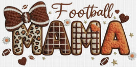 Faux Yarn Football Mama