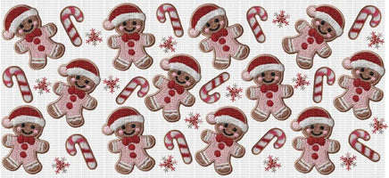 Faux Yarn Gingerbread UV Wrap