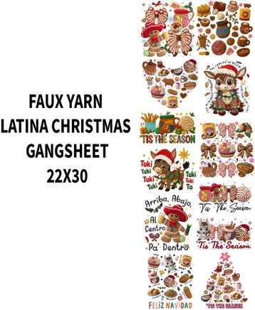 Faux Yarn LATINA CHRISTMAS