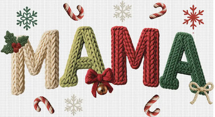 Faux Yarn Mama Christmas