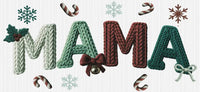 Faux Yarn Mama Christmas UV Wrap - 1 pc / Dark Colors