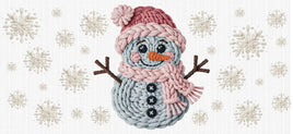 Faux Yarn Snowman UV Wrap
