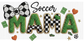 Faux Yarn Soccer Mama