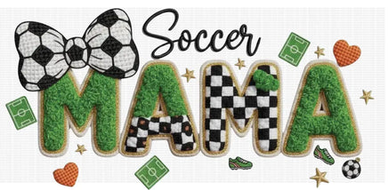 Faux Yarn Soccer Mama