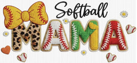 Faux Yarn Softball Mama UV Wrap