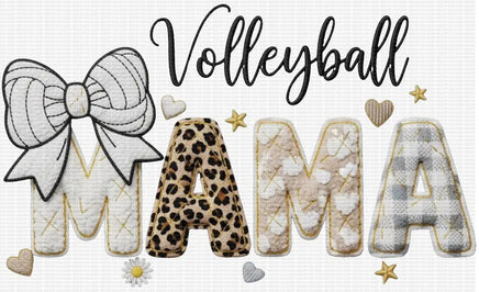 Faux Yarn Volleyball Mama