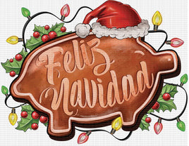 Feliz Navidad Cochinito Pan Dulce