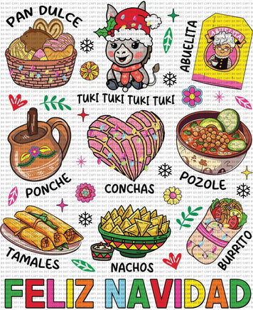Feliz navidad food