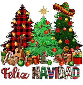 Feliz Navidad trees