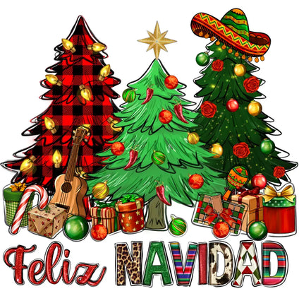 Feliz Navidad trees