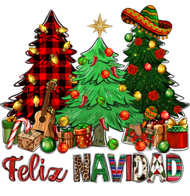 Feliz Navidad trees