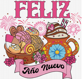 Feliz Año Nuevo Pan Dulce