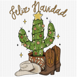 Feliz Navidad Cactus