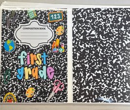 First Grade Notebook Cover
