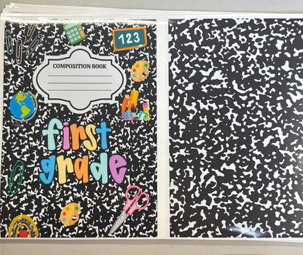 First Grade Notebook Cover