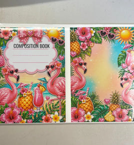 Flamingos Notebook Cover