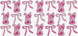 Floral Pink Bunny UV WRAP