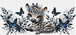 Floral Zebra UV Wrap